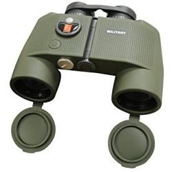 Binger 7x50 Marine Binoculars with Range Finder and Illuminated Compass BAK 4 Prism Fully Coated Multi-Coated