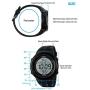 Digital Sports Watch Water Resistant Outdoor Easy Read Military Back Light Black Big Face Mens 1167