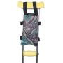 HNYG Waterproof Crutch Bag, Tote for Broken Leg Crutches with Storage Pockets - Orthopedic, Lightweight Carry On, Medical Forearm Crutches Accessories for Women and Men