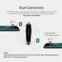 Glazata Wireless Bluetooth Headset Earpiece with Mic, 30-hrs Talking Time Stereo A2DP Hands-Free in-Ear Headphone for iPhone Samsung Cell Phone, Driver/Trucker (Black 2-Pack)