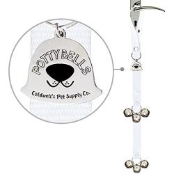 Caldwells Pet Supply Co. Potty Bells Housetraining Dog Doorbells for Dog Training and Housebreaking Your Doggy. 1.4 Inch Dog Bell with Doggie Doorbell and Potty Training for Puppies