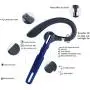 Reaton Bluetooth Headset, Phone Wireless Bluetooth Earpiece W/Noise Cancelling Mic,10-Hr Playing Time, Hands Free Wireless Headphone for Cell Phone-Compatible with iOS, Android-Blue