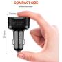 USB Car Charger Adapter - Quick Charge 3.0, Mini Dual USB Car Charger 5.4A/30W for iPhone XS/MAX/XR/X/8/7/6/Plus, iPad Pro/Air/Mini, Samsung Galaxy S10/S9/S8/S7/S6,Note9/Note8,Nexus,etc