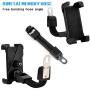 BOBILIFE Motorcycle & Scooter Phone Mount - Universal Cell Phone Rearview Mirror Stand Holder, Anti Shake and Stable Cradle Clamp with 360° Rotation for iPhone Android Smart Phone GPS from 3.5" to 7"