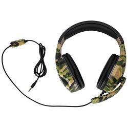 Mugast Gaming Headphones,3.5mm Head-Wearing Noise Cancellation Stereo Gaming Headset with Microphone,Adjustable Headband,for PS4/PC/Laptops/Mobile Phone (Camouflage)