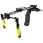 Ikan Flyweight DSLR Shoulder Rig, Vertical and Lateral Adjustability, Ideal for DSLRs and Small Camcorders, 5mm Rods Accommodate Follow Focus Systems and Matte Boxes (ELE-FLWDSLR) - Black