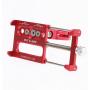 GUB Mountian Bike Phone Mount - Aluminum Alloy Universal Adjustable Bike Mount Cell Phone GPS Mount Holder Rotating Cradle Clamp for Bike Motorbike,iPhone Samsung Android All Smartphones (RED)