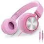 AILIHEN C8 Girls Wired Headphones with Microphone and Volume Control Folding Lightweight Headset for Cellphones Tablets Smartphones Chromebook Laptop Computer PC Mp3/4 (Pink) AILIHEN C8 Girls Wired Headphones with Microphone and Volume Control Folding Lightweight Headset for Cellphones Tablets Smartphones Chromebook Laptop Computer PC Mp3/4 (Pink)