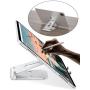 Foldable Cell Phone Stand, OMOTON Adjustable Aluminum Desktop Phone Holder Cradle Dock Compatible with iPhone Se 2/11 Pro Max/11 Pro/11, Samsung Note 10 Plus/S20 and Other Devices (4-9.7"), Silver