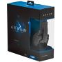 Sentey Gaming Headset Blue Arrow Analog 3.5mm In-line Volume Control & Computer Headset with Microphone Gaming Headphones Headphone Pc, Mac or Laptop, Tablet, Mobile Phones / Headset with Mic Heavy Duty Braided 2 Meters Cable / Leather Padded Ear Pads
