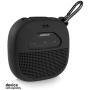 getgear Silicone Cover Sleeve for Bose SoundLink Micro Portable Outdoor Speaker, Customized Design Skin Giving All 6 Directions Protection, Best Matching in Shape and Color(Black)