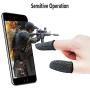 Iotton Finger Sleeves for Gaming [10 Pack], Anti-Sweat Breathable PUBG Finger Sleeves, Highly Sensitive Nano-Copper Fiber Material, Thumb Sleeves for PUBG/Rules of Survival/Call of Duty-Black