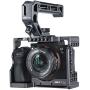 Camera Cage for Sony A7III/A7RIII/M3 Standard Arca-Style Quick Release Plate + Top Handle Grip Accessory Kits for Sony a7iii Series