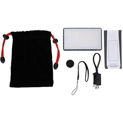 Qiilu Portable Photography Fill Light, FL120R Aluminum Alloy 3000K-5500K 5000mah Built-in Lithium Battery Photography Fill Light