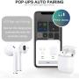 Wireless Earbuds Bluetooth 5.0 Headsets with【24Hrs Charging Case】 IPX5, 3D Stereo Headphones in-Ear Ear Buds Built-in Mic, Pop-ups Auto Pairing for iPhone/Samsung/Android