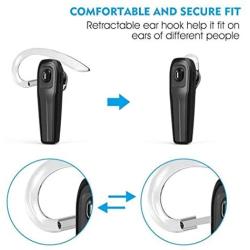 AJAHBGSMXD Wireless in-Ear Headphones Car Business General Mobile Phone Stereo Mini Bluetooth Headset