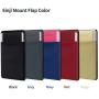 Sinjimoru Removable Cell Phone Wallet with Flap, Wireless Charging Compatible Phone Card Holder Wallet and iPhone Mount, Sinji Mount Flap Beige