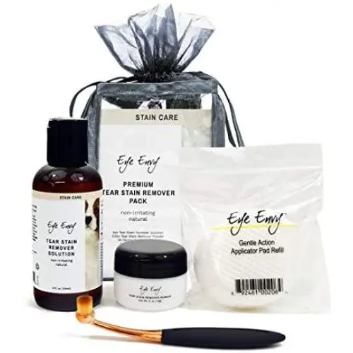 Eye Envy NR Tear Stain Remover All Natural Eye Care - Premium Pack for Dogs and Puppies Eye Envy NR Tear Stain Remover All Natural Eye Care - Premium Pack for Dogs and Puppies
