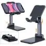 Adjustable Cell Phone Stand, Foldable Portable Desktop Table Stand Phone Holder,Angle Height Adjustable Phone Stand Holder for Desk Compatible with All Mobile Phone/iPad/Kindle/Tablet(Black) Adjustable Cell Phone Stand, Foldable Portable Desktop Table Stand Phone Holder,Angle Height Adjustable Phone Stand Holder for Desk Compatible with All Mobile Phone/iPad/Kindle/Tablet(Black)