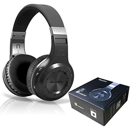 Bluedio V5.0 Bluetooth Headphones Over Ear, Wireless Bluetooth On-Ear Stereo Earphones Noise Cancelling, Soft Memory-Protein Earmuffs, w/Mic