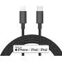 Apple MFi Certified USB C to Lightning Cable Made for iPhone X/XS/XR/XS Max / 8/8 Plus, Supports Power Delivery (for Use with Type C Chargers) 4FT (Black) Apple MFi Certified USB C to Lightning Cable Made for iPhone X/XS/XR/XS Max / 8/8 Plus, Supports Power Delivery (for Use with Type C Chargers) 4FT (Black)