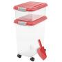 IRIS USA, Inc. 3- Piece Airtight Pet Food Storage Container Combo