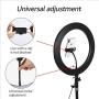 Umsky LED Ring Light 14" with Tripod Stand and Phone Holder，LED Dimmable Selfie Ring Light, Adjustable Color Temperature 3200K-5600K, Stand Phone Holder, Photography& Video,YouTube Vlog and Makeup