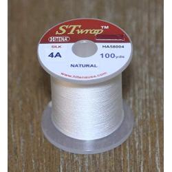 Hitena STWRAP Rod Wrapping Thread Silk (100yd) Winding Thread - Invisible Wrap, Bamboo, Fly, Light Duty Rod. Just Thin First Coat Epoxy for Invisible Wrap