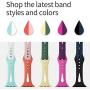 YAXIN Compatible with Apple Watch Band 44mm 42mm 40mm 38mm for Women, Breathable Soft Silicone Sport Band Replacement Compatible for Apple Watch iWatch Series 5, Series 4, Series 3, Series 2, Series 1
