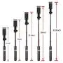 EMFOCE 3&1 Selfie Stick Phone Tripod Portable Metal Stabilizer with Remote Control Tripod for iPhone 11 Xs Xr 6 7 8 10 Plus Pro Note 8 9 10 Galaxy S7 S9 S10 Plus Android iOS Phone Stick EMFOCE 3&1 Selfie Stick Phone Tripod Portable Metal Stabilizer with Remote Control Tripod for iPhone 11 Xs Xr 6 7 8 10 Plus Pro Note 8 9 10 Galaxy S7 S9 S10 Plus Android iOS Phone Stick