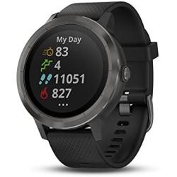 Garmin vívoactive 3, GPS Smartwatch Contactless Payments Built-In Sports Apps, Black/Slate