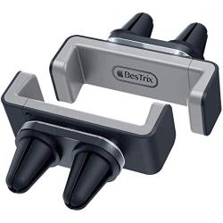 BESTRIX Phone Vent Holder Cell Phone Mount Holder for Car with Double Clamp Grip, Compact & Durable for iPhone, Galaxy and All Smartphones Up to 6.5"