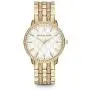Michael Kors Womens Lady Nini Watch, Three Hand Quartz Movement with Crystal Bezel and White Logo dial Michael Kors Womens Lady Nini Watch, Three Hand Quartz Movement with Crystal Bezel and White Logo dial