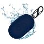Haotop Case Cover Compatible with Galaxy Buds 2019/Buds+ Plus 2020,Soft Silicone Anti-Lost Earphone Full Protective Cover with Carabiner(Midnight Blue)