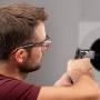 NoCry Over-Glasses Safety Glasses - with Clear Anti-Scratch Wraparound Lenses, Adjustable Arms, Side Shields, UV400 Protection, ANSI Z87 & OSHA Certified (Black & Orange)
