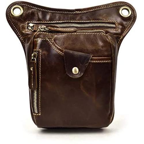 NKns Fanny Pack Mens Leather Purse Retro Mobile Phone Bag Mens Bag Crossbody Messenger Bag Waterproof Backpack NKns Fanny Pack Mens Leather Purse Retro Mobile Phone Bag Mens Bag Crossbody Messenger Bag Waterproof Backpack
