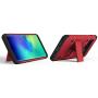 ZIZO Bolt Series for Galaxy S10 Case with Kickstand Holster Lanyard - Red