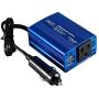 Foval 150W Power Inverter DC 12V to 110V AC Converter with 3.1A Dual USB Car Charger