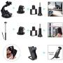 Kitspeed Expansion Accessories Kit for DJI OSMO Pocket Action Camera,Including Mobile Phone Holder,Extension Base,Tripod,Car Suction Cup Bracket,Strap Clip and More