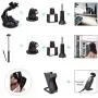 Kitspeed Expansion Accessories Kit for DJI OSMO Pocket Action Camera,Including Mobile Phone Holder,Extension Base,Tripod,Car Suction Cup Bracket,Strap Clip and More