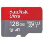 SanDisk 128GB SDXC Micro Ultra Memory Card Works with Samsung Galaxy A10, A20, A70 Cell Phone Class 10 (SDSQUAR-128G-GN6MN) Bundle with (1) Everything But Stromboli MicroSD and SD Card Reader