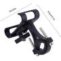 Enrilior Bicycle Aluminium Alloy Mobile Phone Holder Bracket Bike Cycling Accessory(Black)