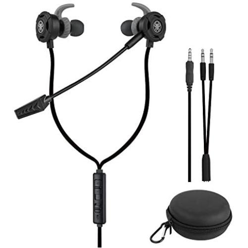 BlueFire 3.5 MM Gaming Headphone Wired Gaming Earphone Noise Cancelling Stereo Bass E-Sport Earphone with Adjustable Mic for PS4, Xbox One, Laptop, Cellphone, PC (Black)