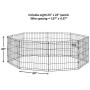 MidWest Homes for Pets Folding Metal Exercise Pen/Pet Playpen