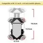 Bike Motorcycle Phone Mount Universal Adjustable Bicycle Motorcycle Phone Holder Cradle Clamp Bicycle Handlebar iPhone 11 Pro Max XS XR 8 7 6 Plus