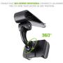 Cellet Sun Visor Car Phone Holder Smartphone Cradle Mount Clip Compatible to iPhone 11 Pro Max Xs Max Xr X 8 Plus Samsung Note 11 10 9 8 Galaxy S20 S20+ 5G S10 S9 S8 LG Q7+ Stylo 4 V30 G6 G5 V35 Moto, Black (PH700)