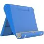 Listar Cell Phone Stand for Desk Foldable, Desk Phone Holder Stand for Office Kitchen Travel, Mobile Phone Stand for iPhone Stand Phone Dock Cradle Compatible with iPad Switch, All Smartphone (Blue)