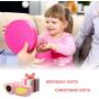 Mini DV Camera,MERLINAE Kids Video 12 MP Digital Camera for Girls 16 GB Card Rechargeable 1080P Toy 2.4 Inch HD Screen Recorder Gifts for 3-12 Years Old Girls Toddlers Pink