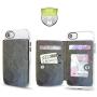Cell Phone Wallet for Back of Phone, Stick On Wallet Credit Card ID Holder with RFID Protection Compatible with iPhone, Galaxy & Most Smartphones and Cases