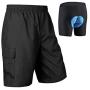 BALEAF Mens Mountain Bike Shorts 3D Padded MTB Bicycle Loose Fit Shorts Quick Dry